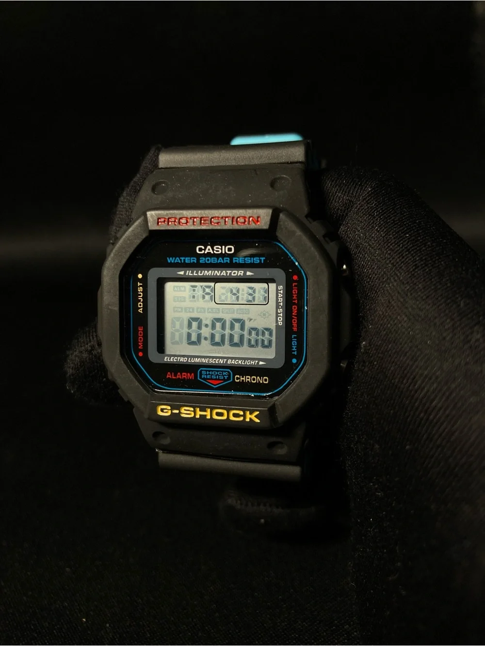 Teal and Black G Shock Dw5600